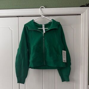NWT Lululemon Green Scuba Oversized Full-Zip Hoodie Sweatshirt